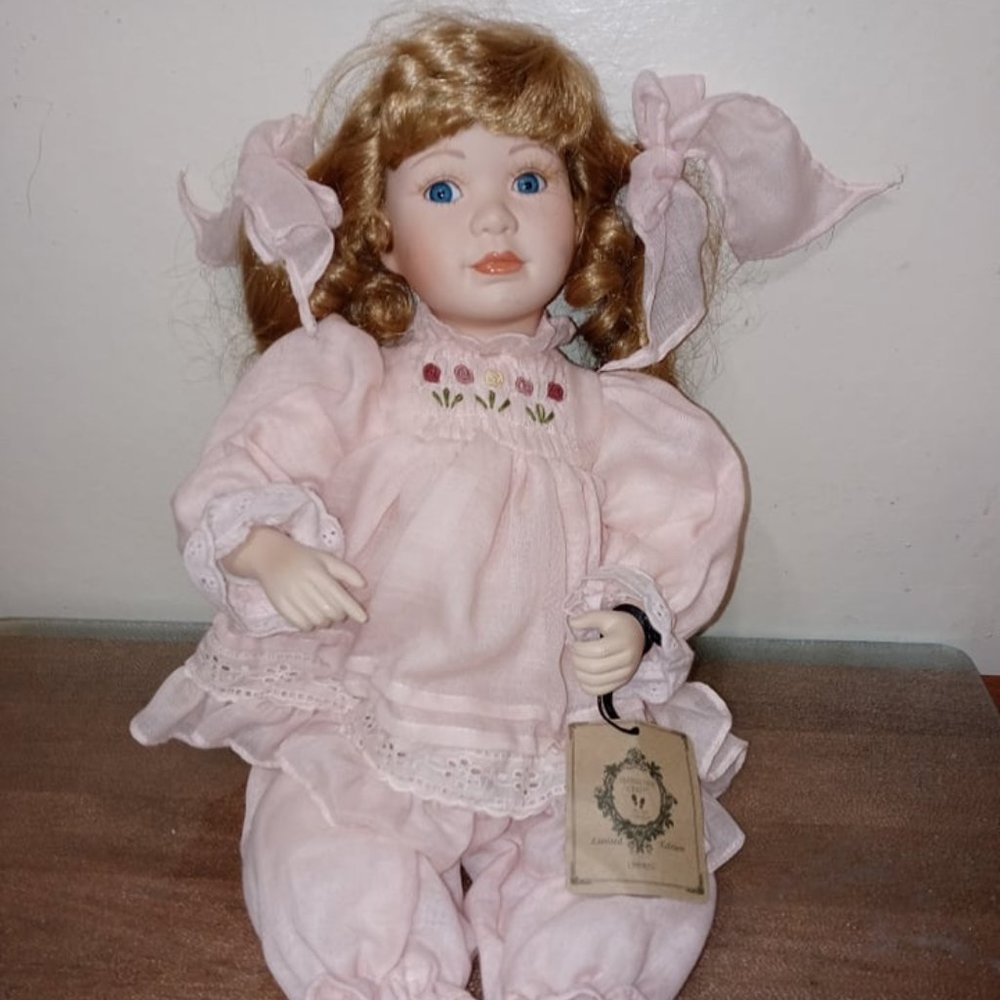 Beautiful Hand-Made Porcelain China Doll. Limited Edition!